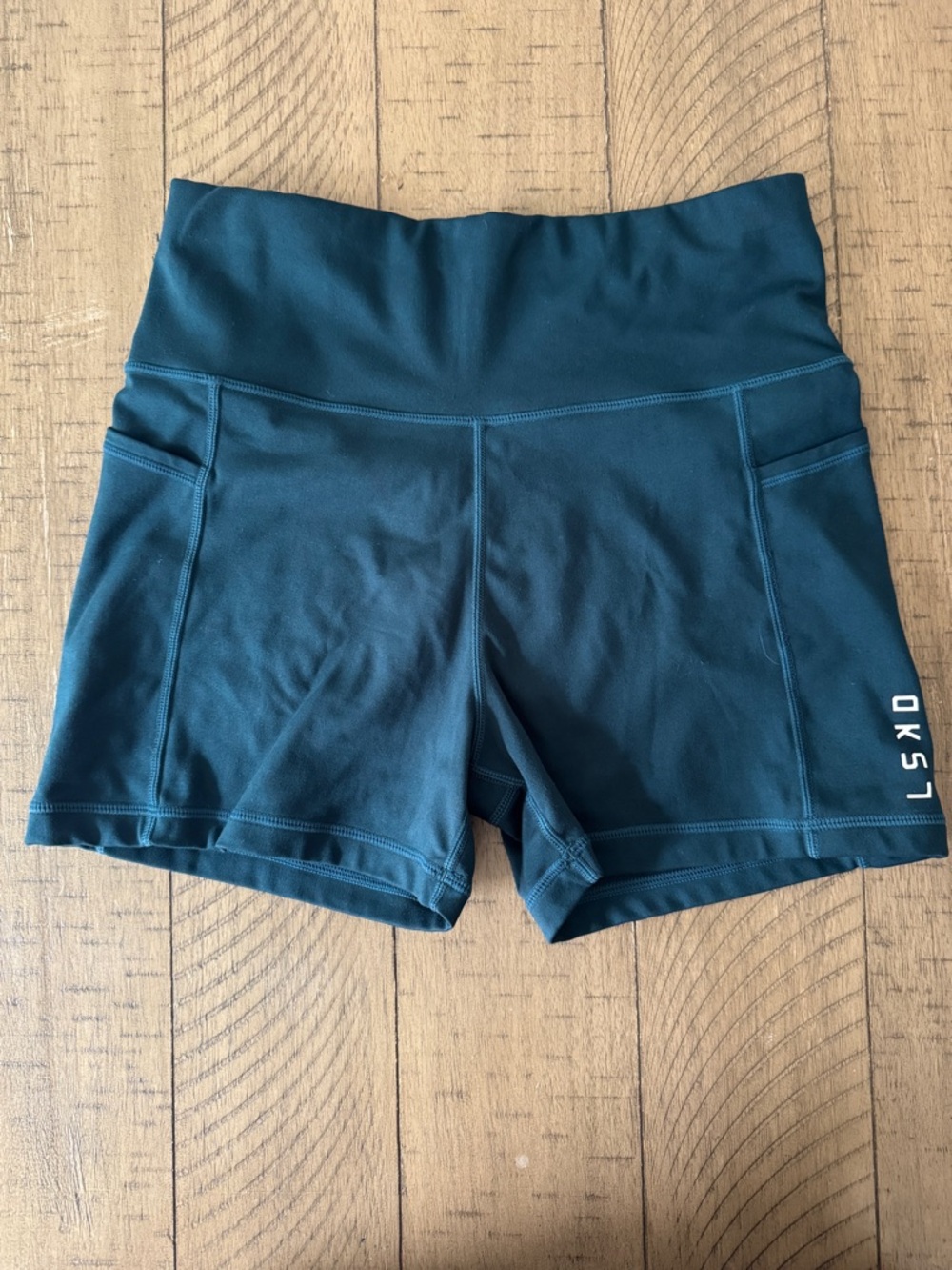LSKD Rep X- Length deepTeal Short with Side Pockets